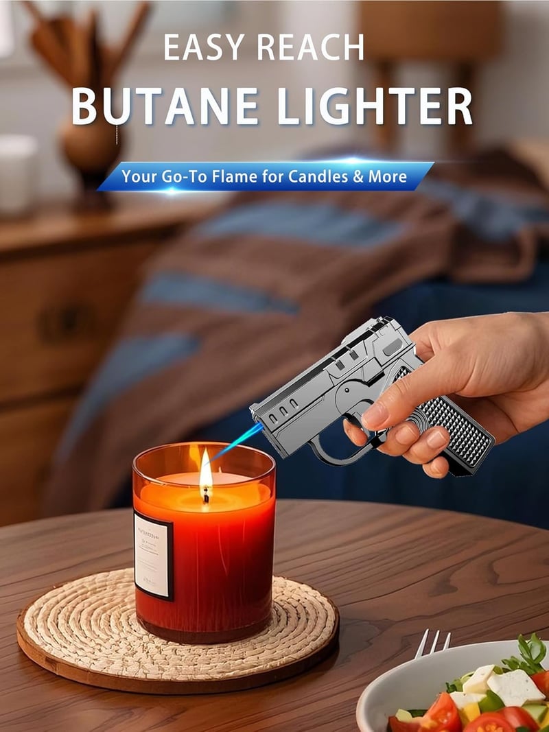 Windproof Refillable Jet Torch Lighter for Men