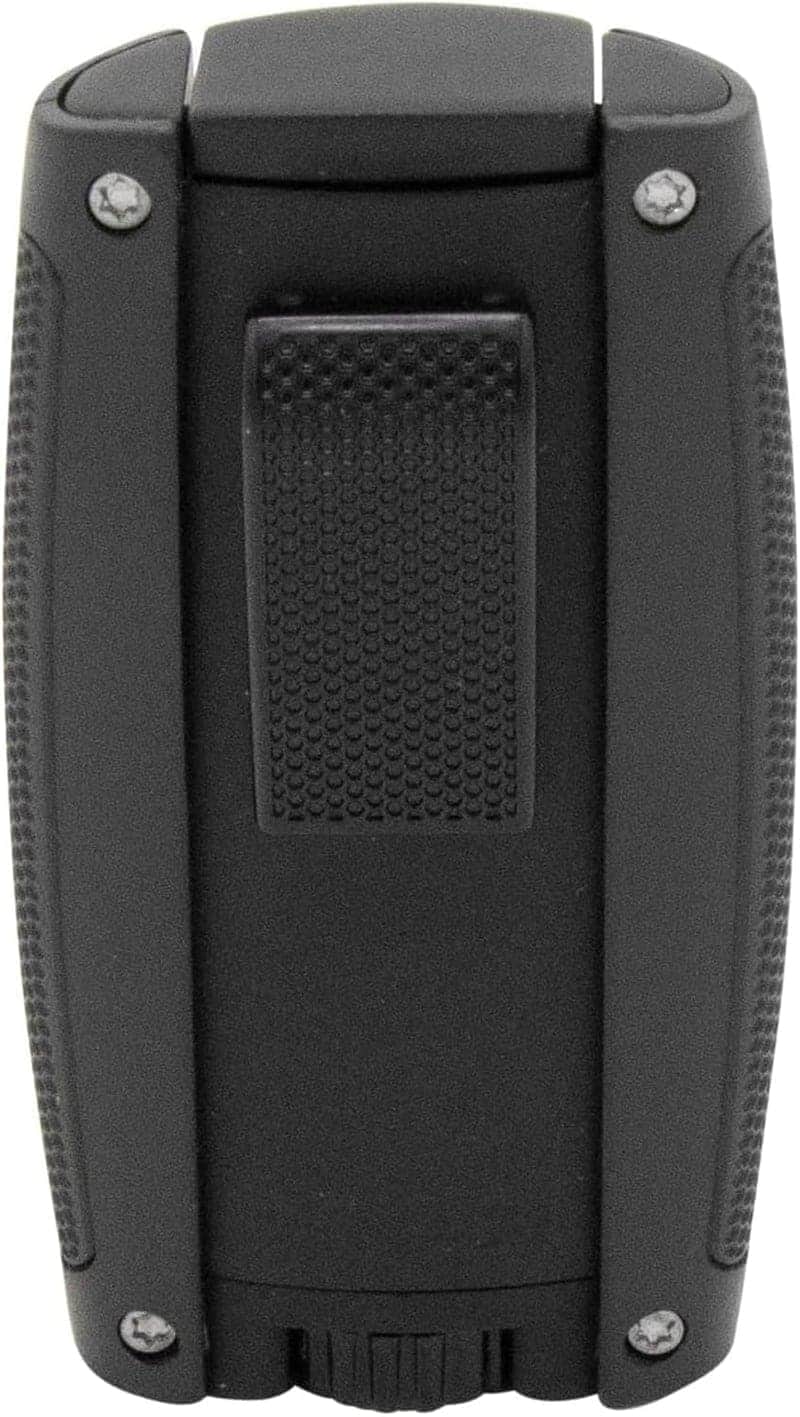 Xikar Silver Double Jet Torch Lighter, Wind Resistant