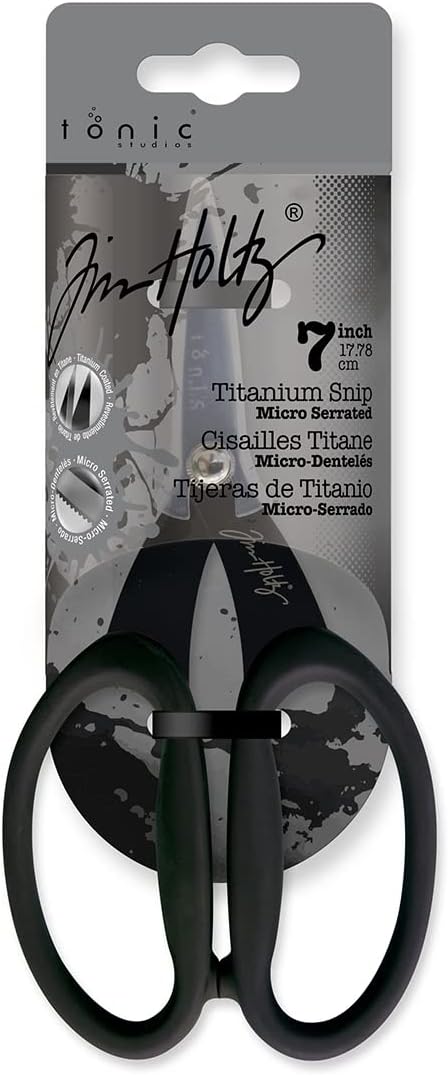 Small Non-Stick Titanium Scissors 7
