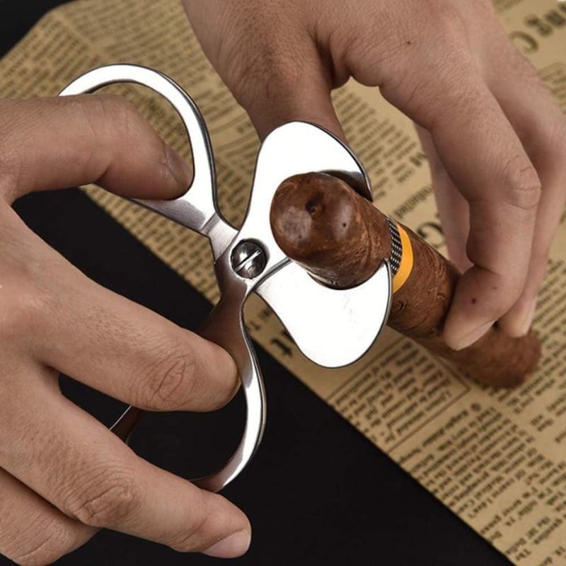 Stainless Steel Cigar Cutter Scissors