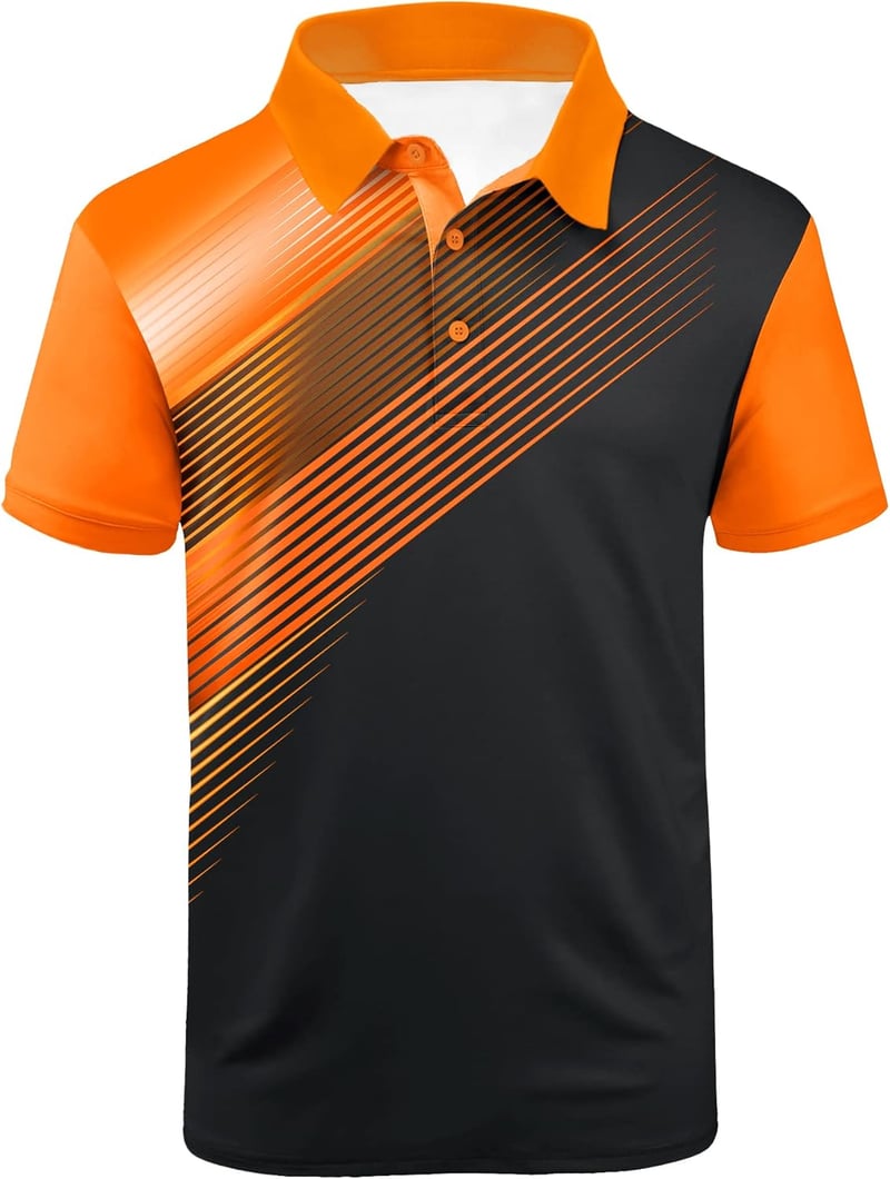 Men's Moisture-Wicking Golf Polo Shirt