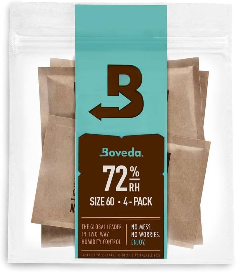 Humidity Control Packs for Wood Humidifiers, 72% - 4 Pack