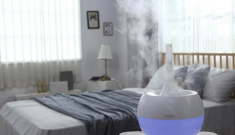 Washable Modular Humidifier with Touch Control LEDs