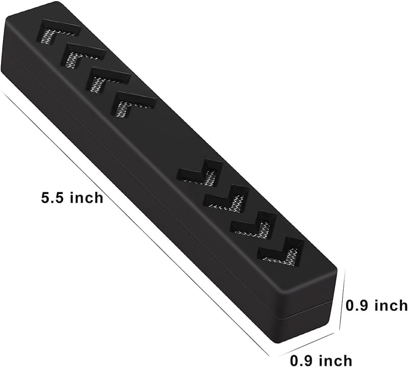 Black Cuboid Cigar Humidifier