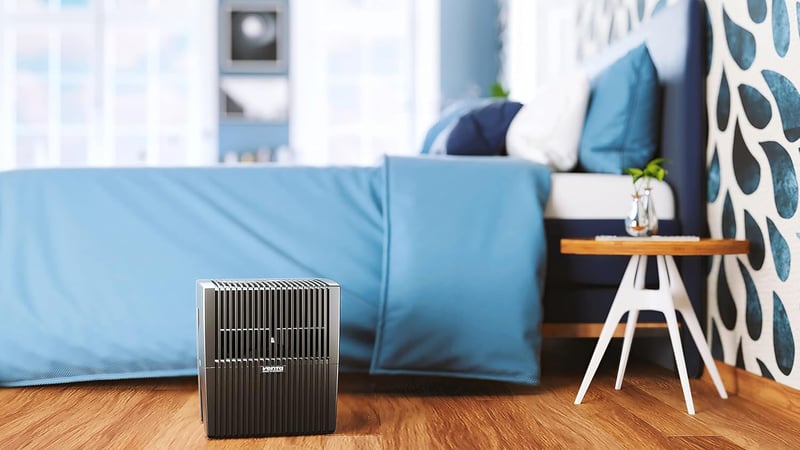 Comfort Plus Humidifier for Large Spaces, Filter-Free, Black
