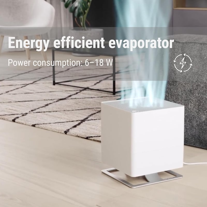 White Medium Quiet Humidifier - 540 Sq Ft Coverage