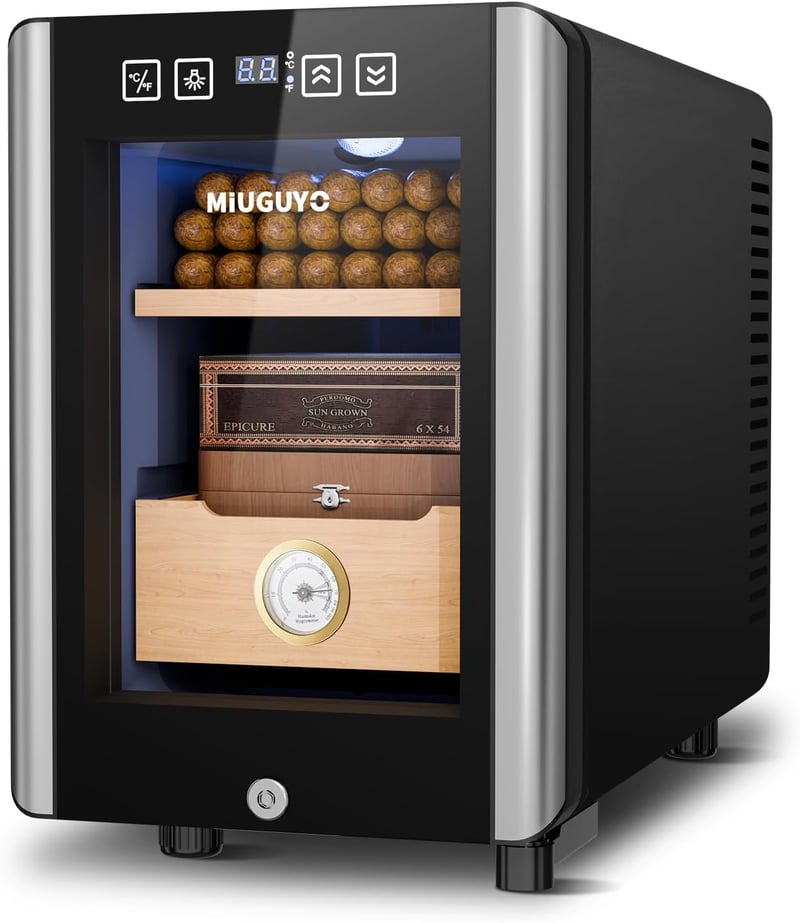 Electric Cigar Humidor 16L with Spanish Cedar