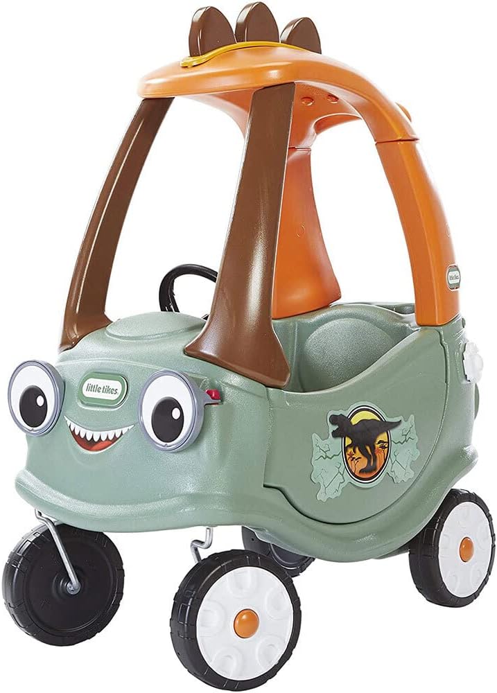 T-Rex Cozy Coupe Dinosaur Ride-On Car for Kids