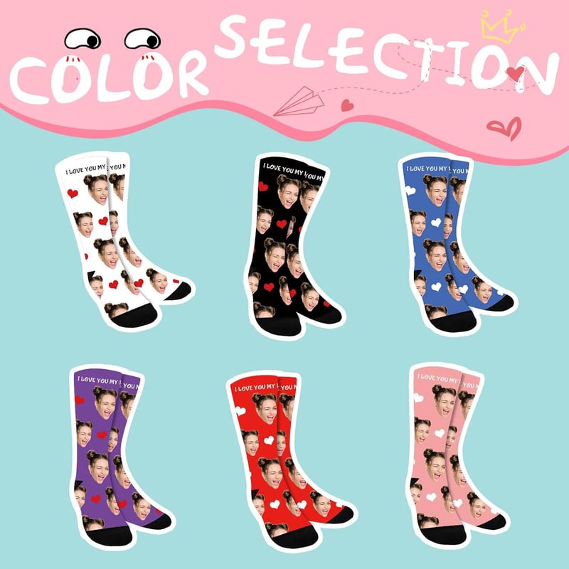 Custom Photo Socks for Men