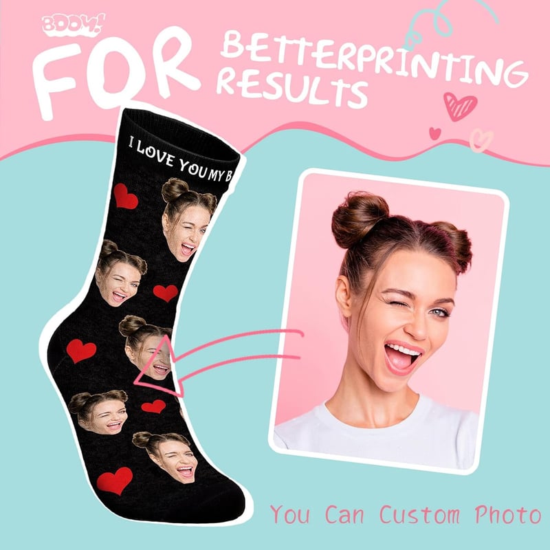 Custom Photo Socks for Men