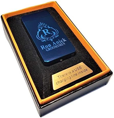 Wedding USB Rechargeable Engraved Lighter (Silver)