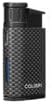 Angled Single Jet Flame Lighter with Carbon Fiber Grip, Refillable