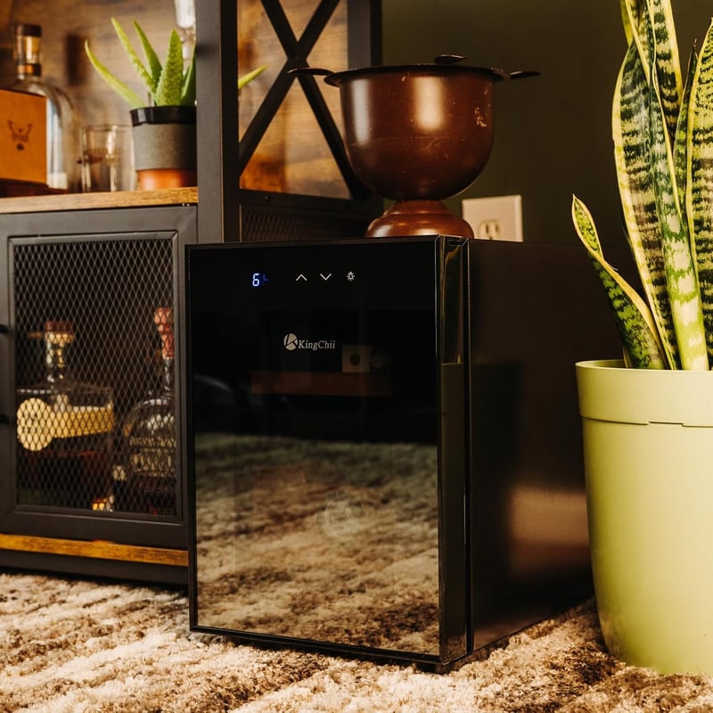 Father's Day Electric Cigar Humidor with Spanish Cedar Shelves