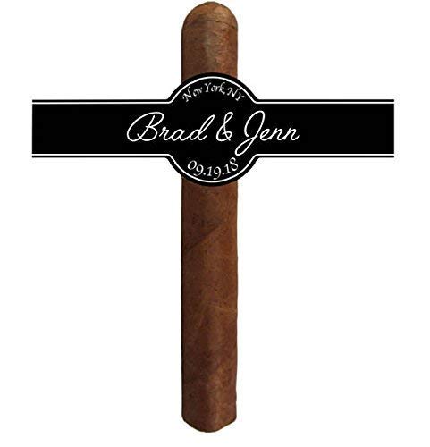 Wedding Custom Cigar Labels Set of 16