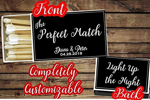 Wedding Custom Cigar Labels Set of 16