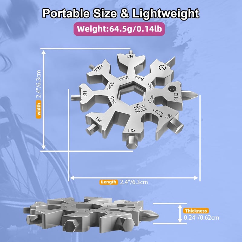 Camping EDC Snowflake Multi-Tool Gadget for Men