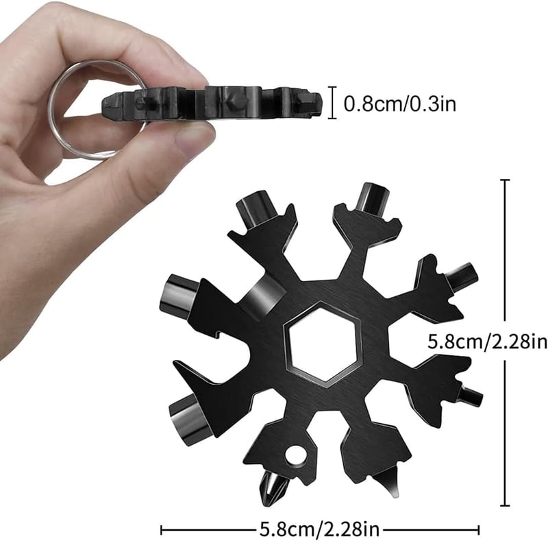 Christmas Snowflake Multitool Kit for Men
