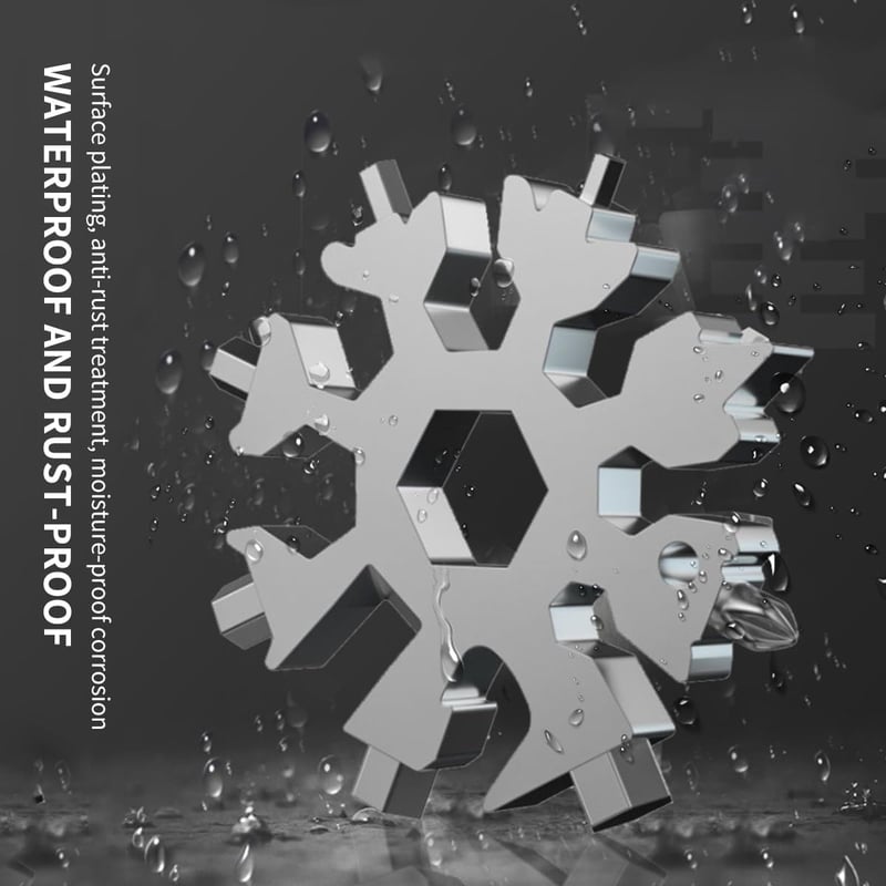 Christmas Snowflake Multitool Kit for Men