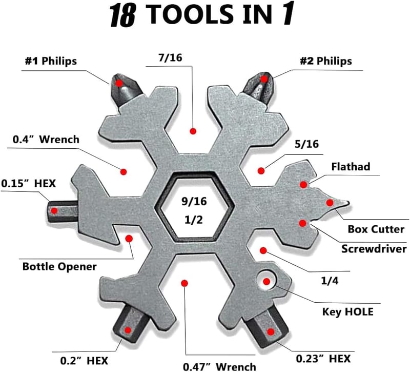 Father's Day 19-in-1 Stainless Steel Multi-Tool