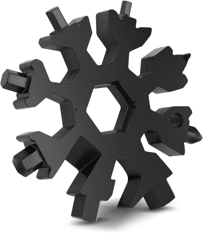 Multitool Snowflake Screwdriver for Men, 18-in-1 Steel