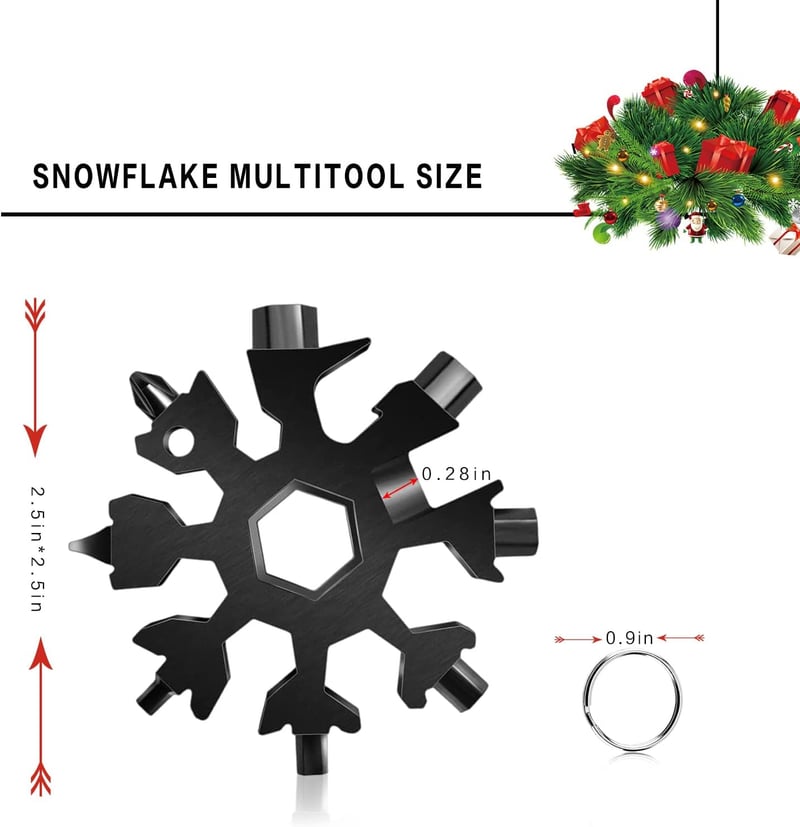 Christmas 18-in-1 Snowflake Tool Set for Men