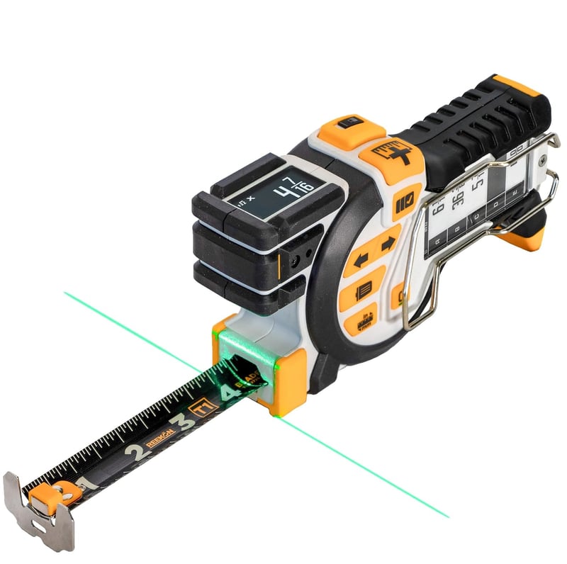 Digital Tape Measure with Bluetooth & Green Laser