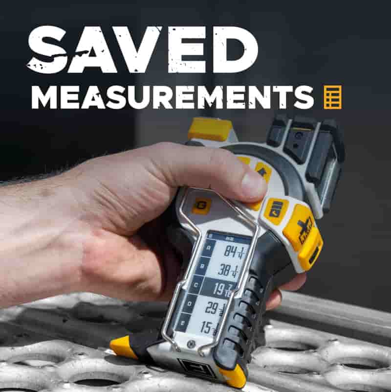 Digital Tape Measure with Bluetooth & Green Laser