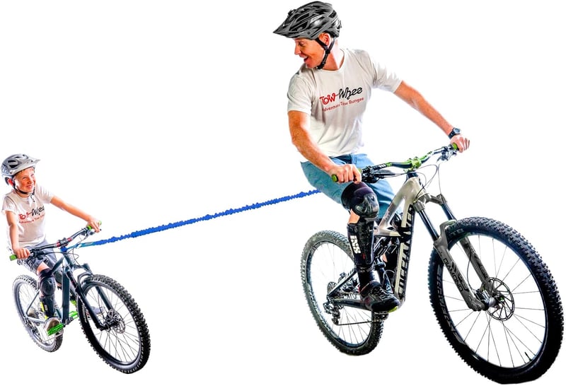 All-Season Bike Bungee Tow Rope - Made in USA