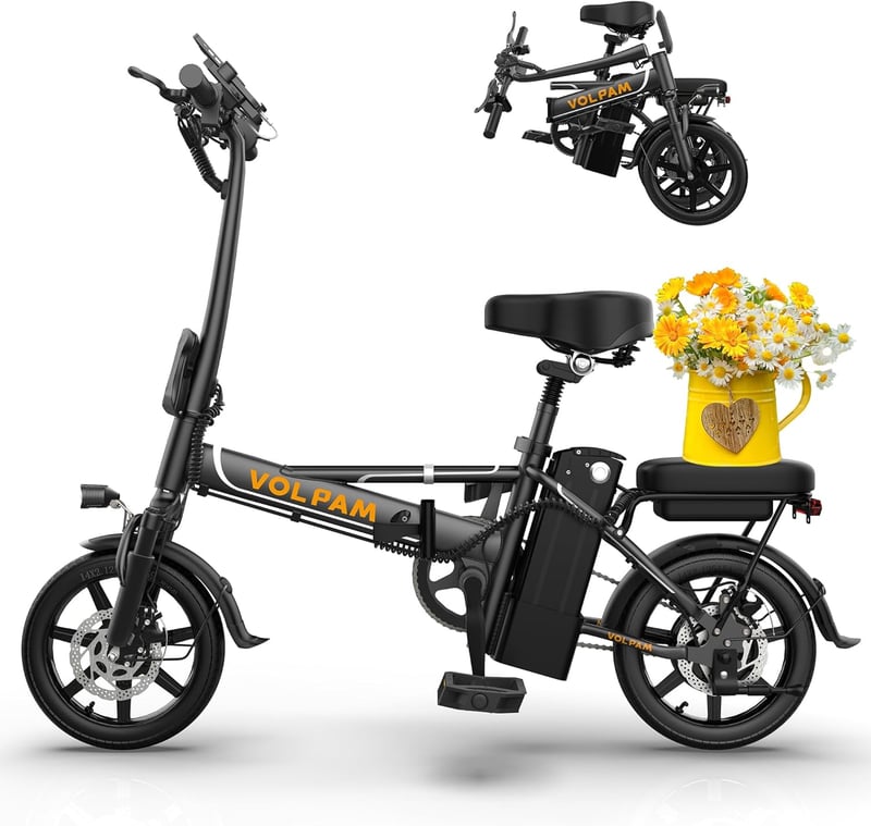 Foldable Electric Commuter Bike 500W, 48V, 35 Miles