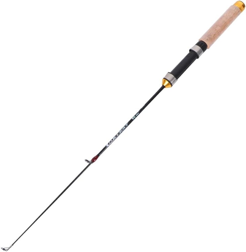 Pocket Carbon Ice Fishing Rod - Cork Handle, 25.6
