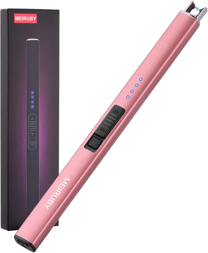Birthday USB Rechargeable Arc Lighter for Candles & BBQ