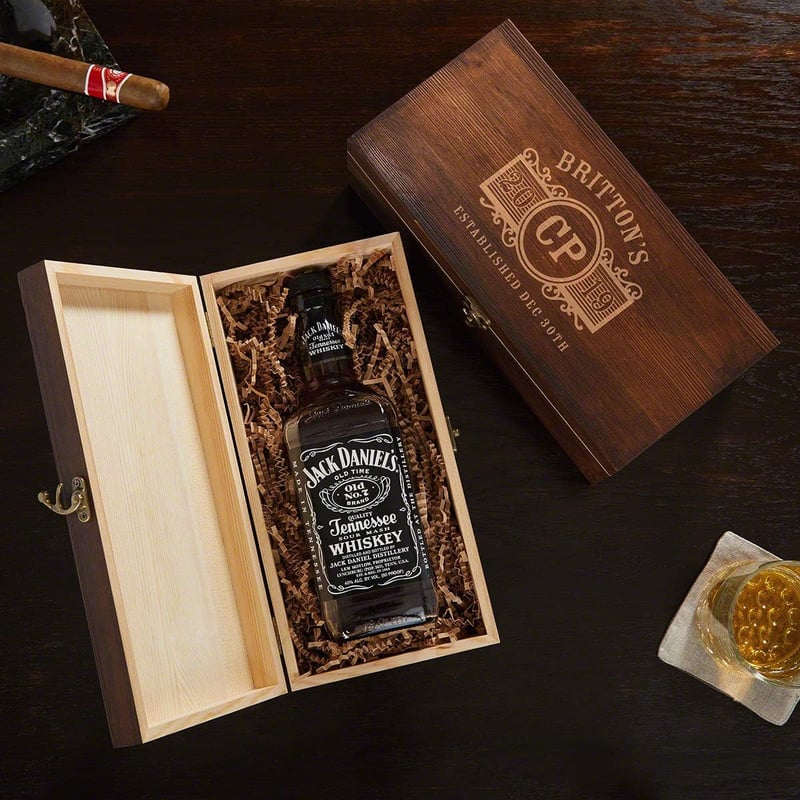 Personalized Wooden Liquor Gift Box