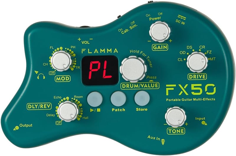 FLAMMA FX50 Mini Multi-Effects Guitar Pedal