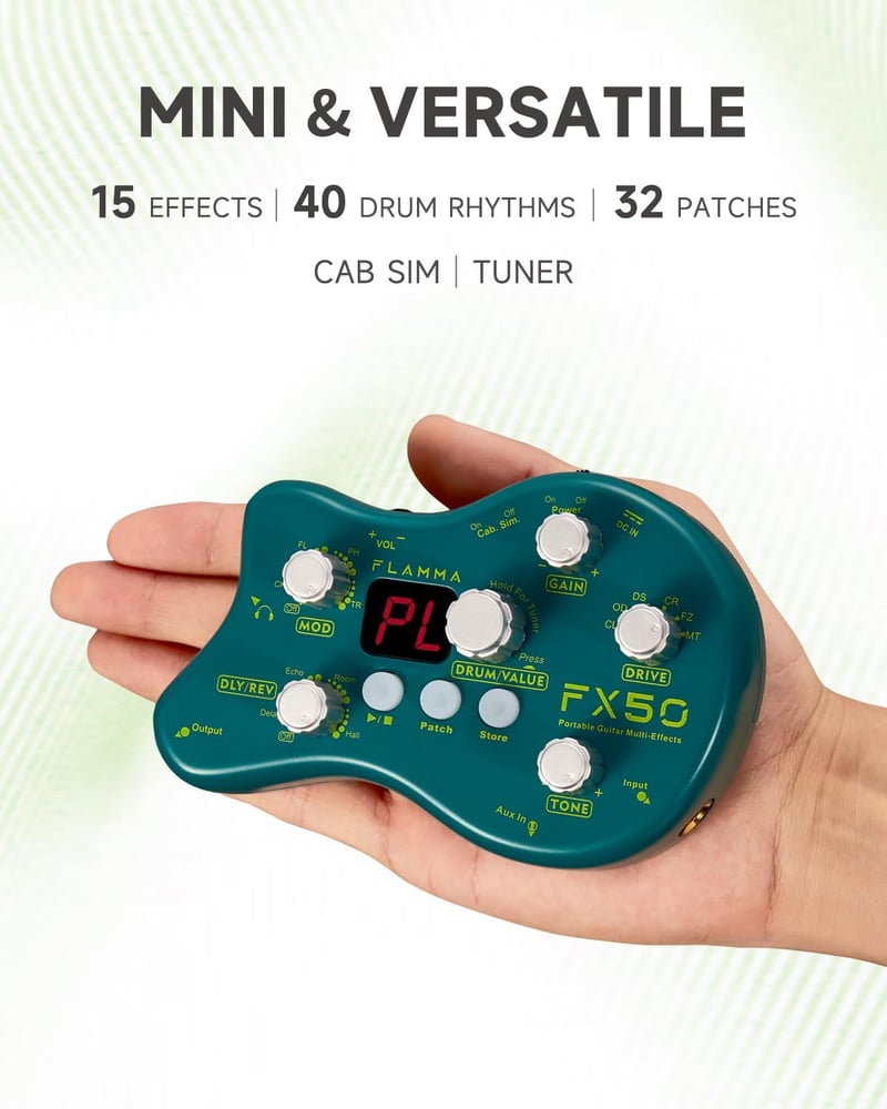 FLAMMA FX50 Mini Multi-Effects Guitar Pedal