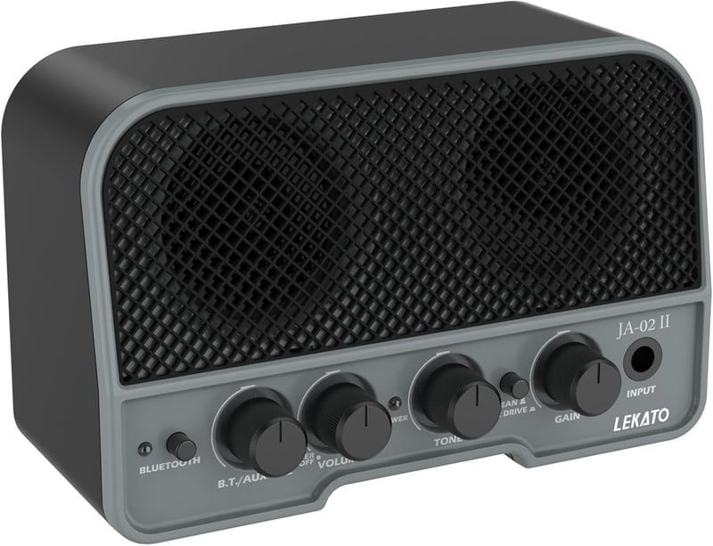 Rechargeable Mini Guitar Amp, 5W Clean/Overdrive Channels