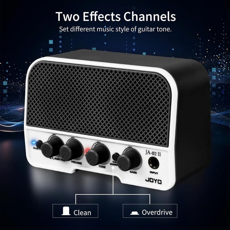 Portable 5W Electric Guitar Amp with Bluetooth & Rechargeable Battery