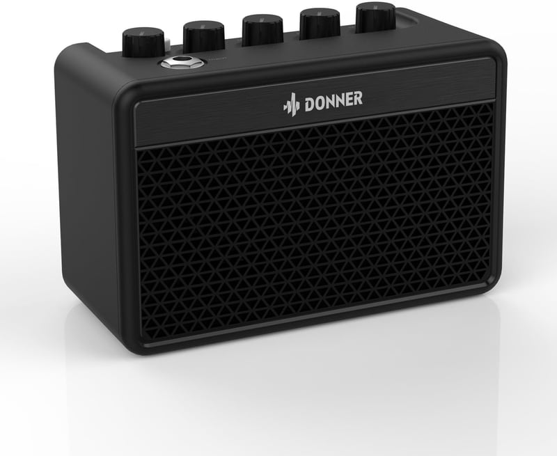 Portable 5W Mini Guitar Amp for Practice - Donner DA-10