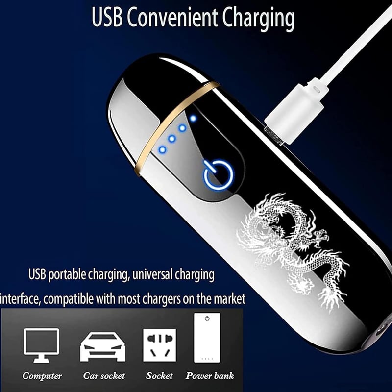 Father's Day USB Rechargeable Flameless Lighter