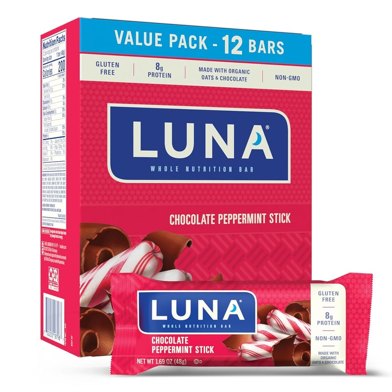 Chocolate Peppermint Protein Bars, Non-GMO, Gluten-Free