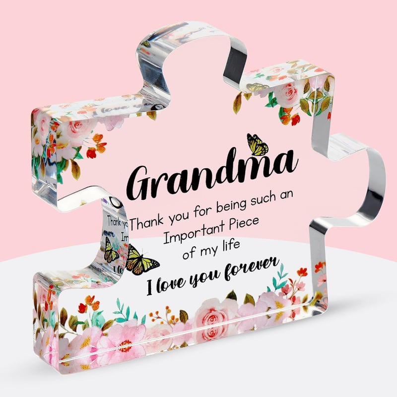 Mother's Day Engraved Acrylic Puzzle Piece
