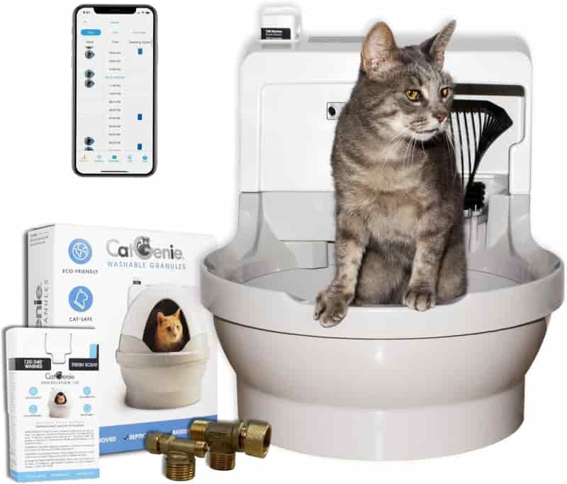 Deluxe Automatic Self-Cleaning Cat Litter Box