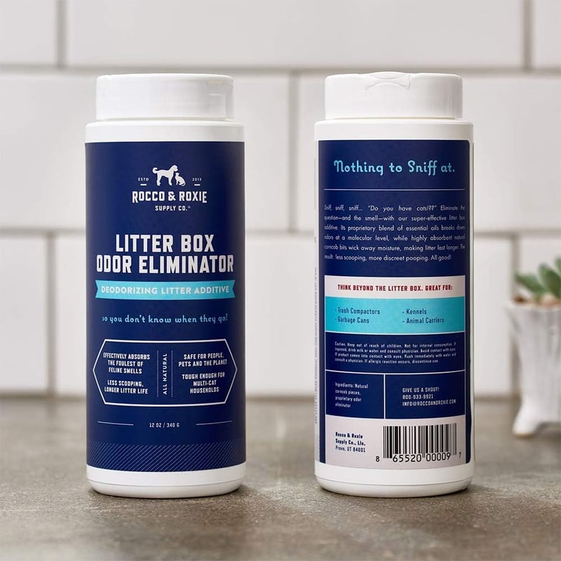 Cat Litter Box Natural Odor Eliminator, 12 oz