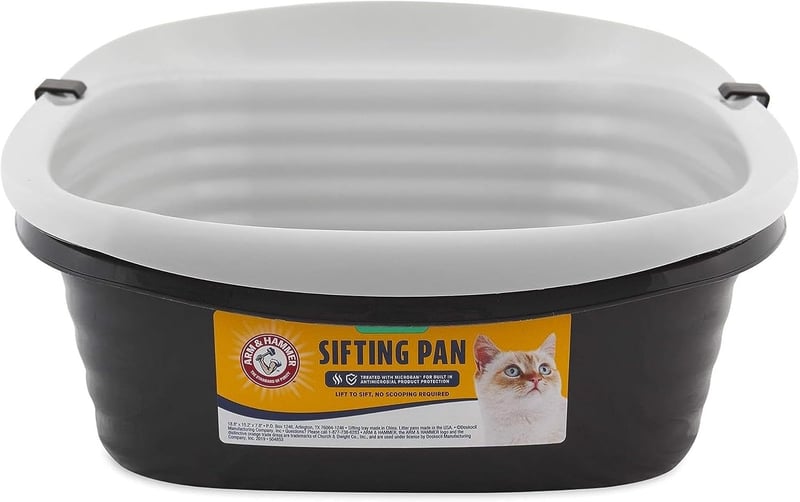 Cat Litter Box with Microban, USA Made