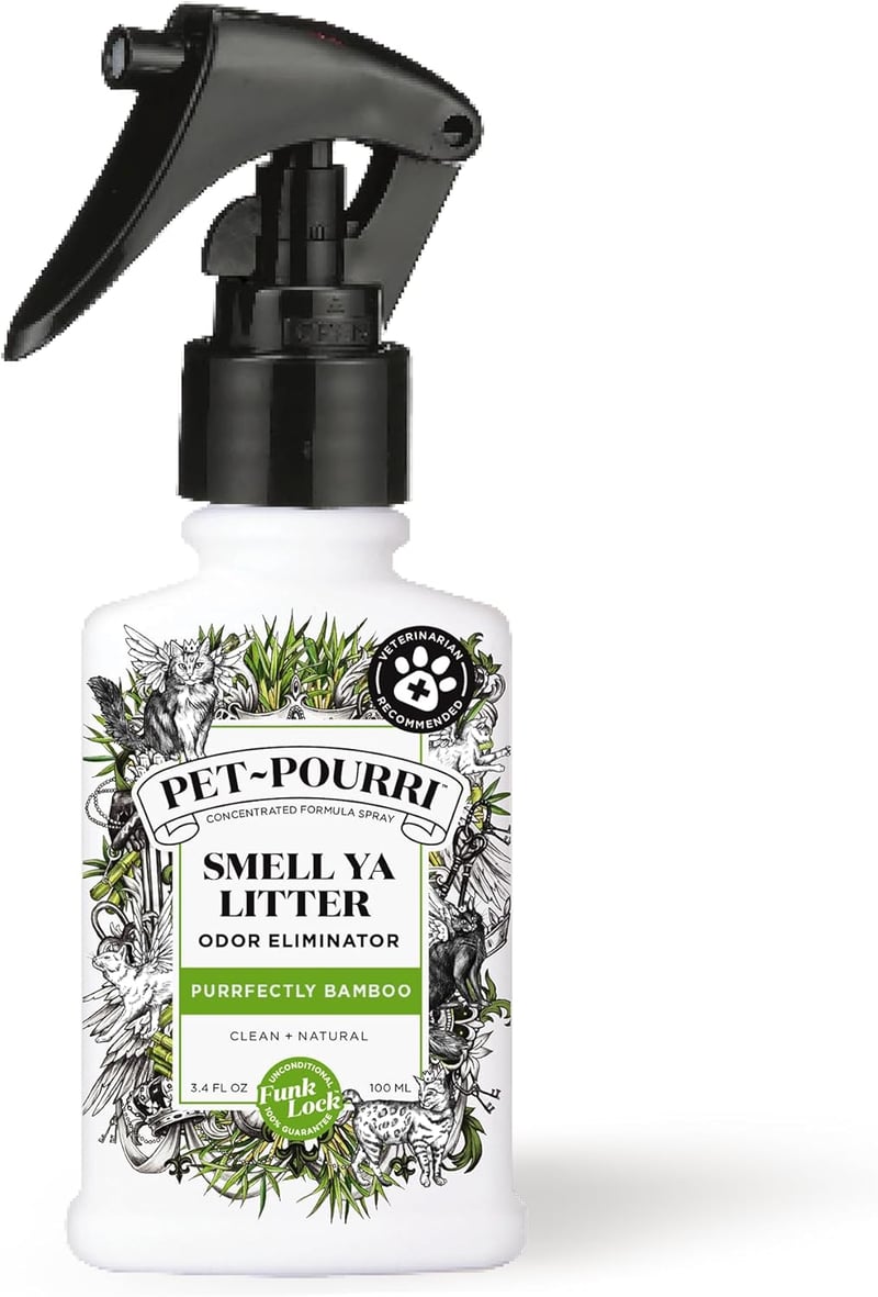 Cat Litter Deodorizer Spray with Plant-Based Formula