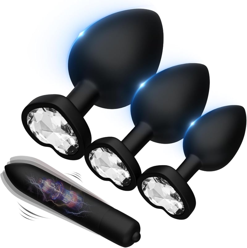Date Night Silicone Relaxing Plug Set for Couples