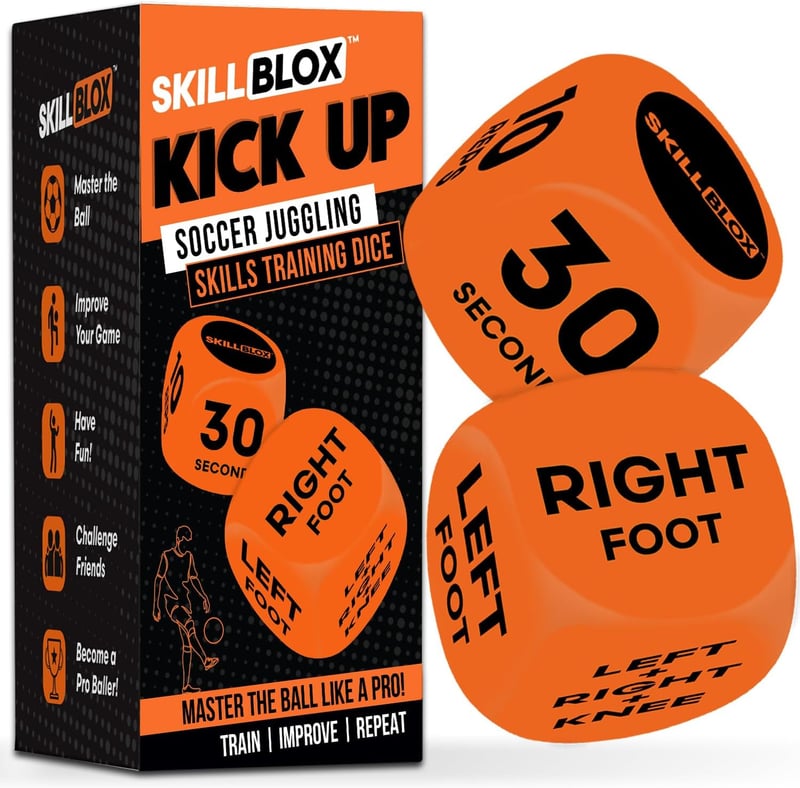 Soccer Training Dice Set for Boys 8-12