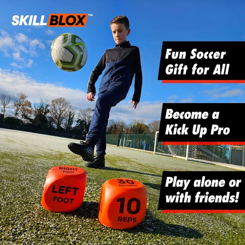 Soccer Training Dice Set for Boys 8-12