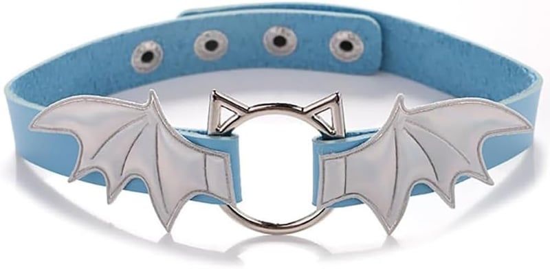 Animal Cosplay Fox Tail & Ears Set with Bat Collar