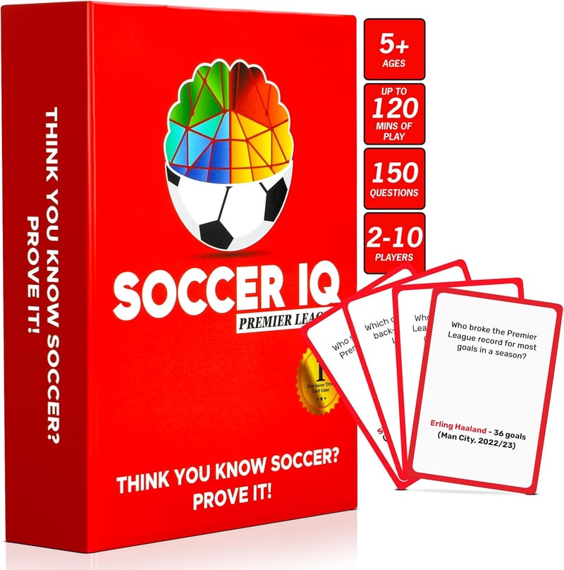 Premier League Trivia Game: 150 Questions Soccer Cards