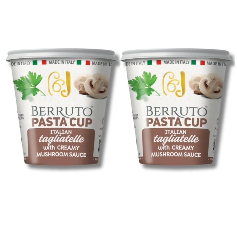 Creamy Mushroom Pasta Cups 2-Pack, 2.4 oz, No Palm Oil